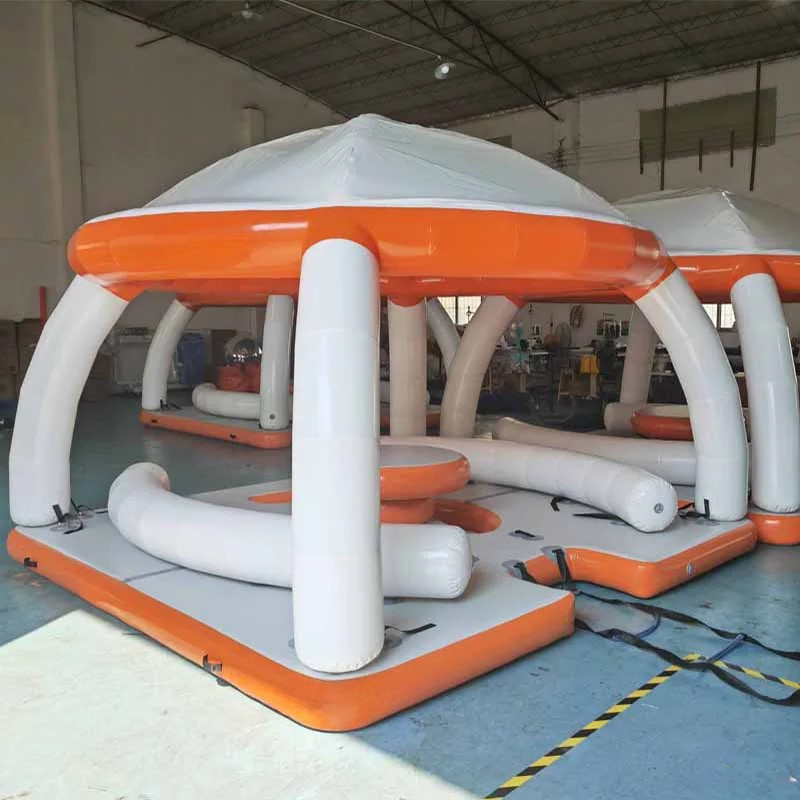 Inflatable Water Floating Platform Island
