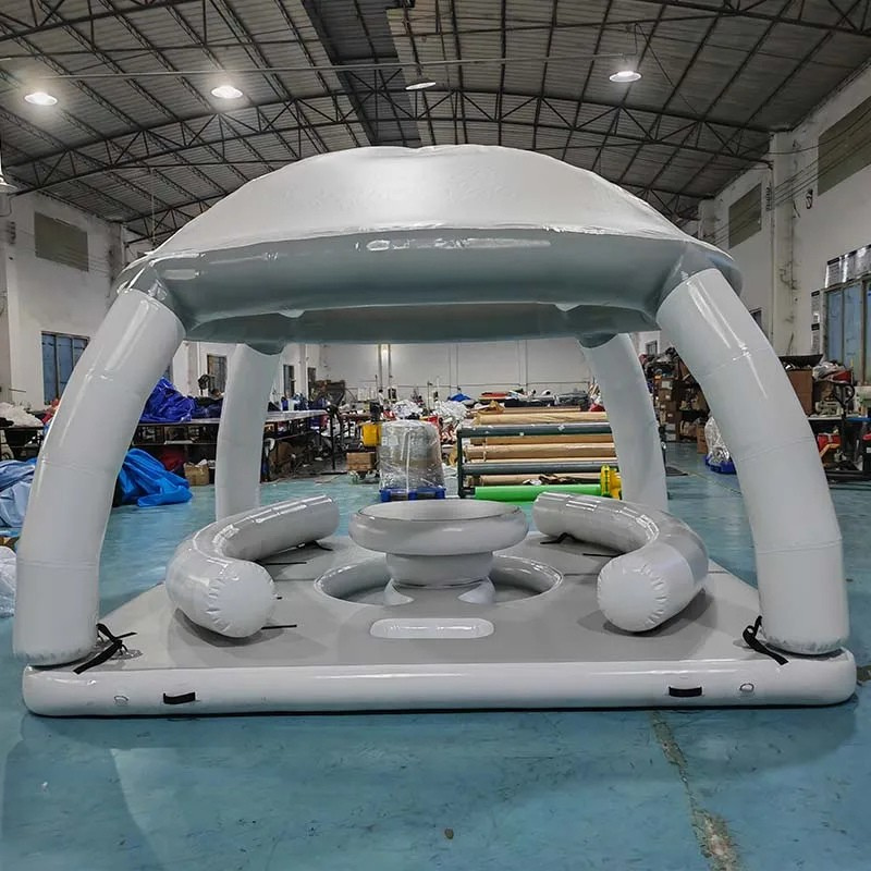 Inflatable Water Floating Platform Island