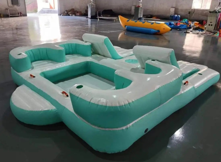 Large Inflatable Floating Island for Pool