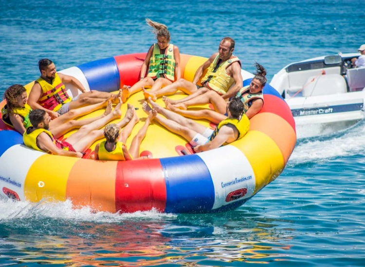 Rotating Inflatable Water Disco Boat