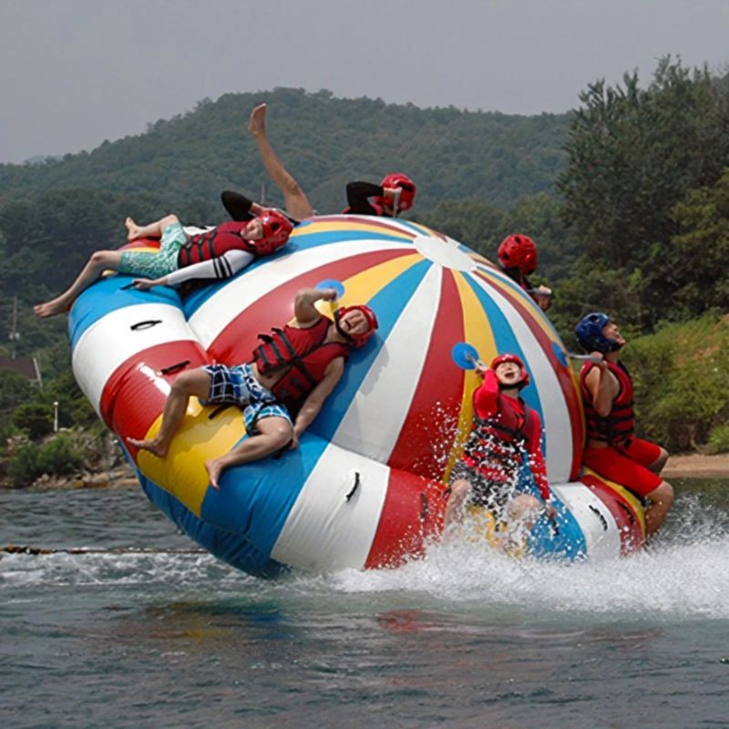 Inflatable Disco Boat Towable Tube Fun