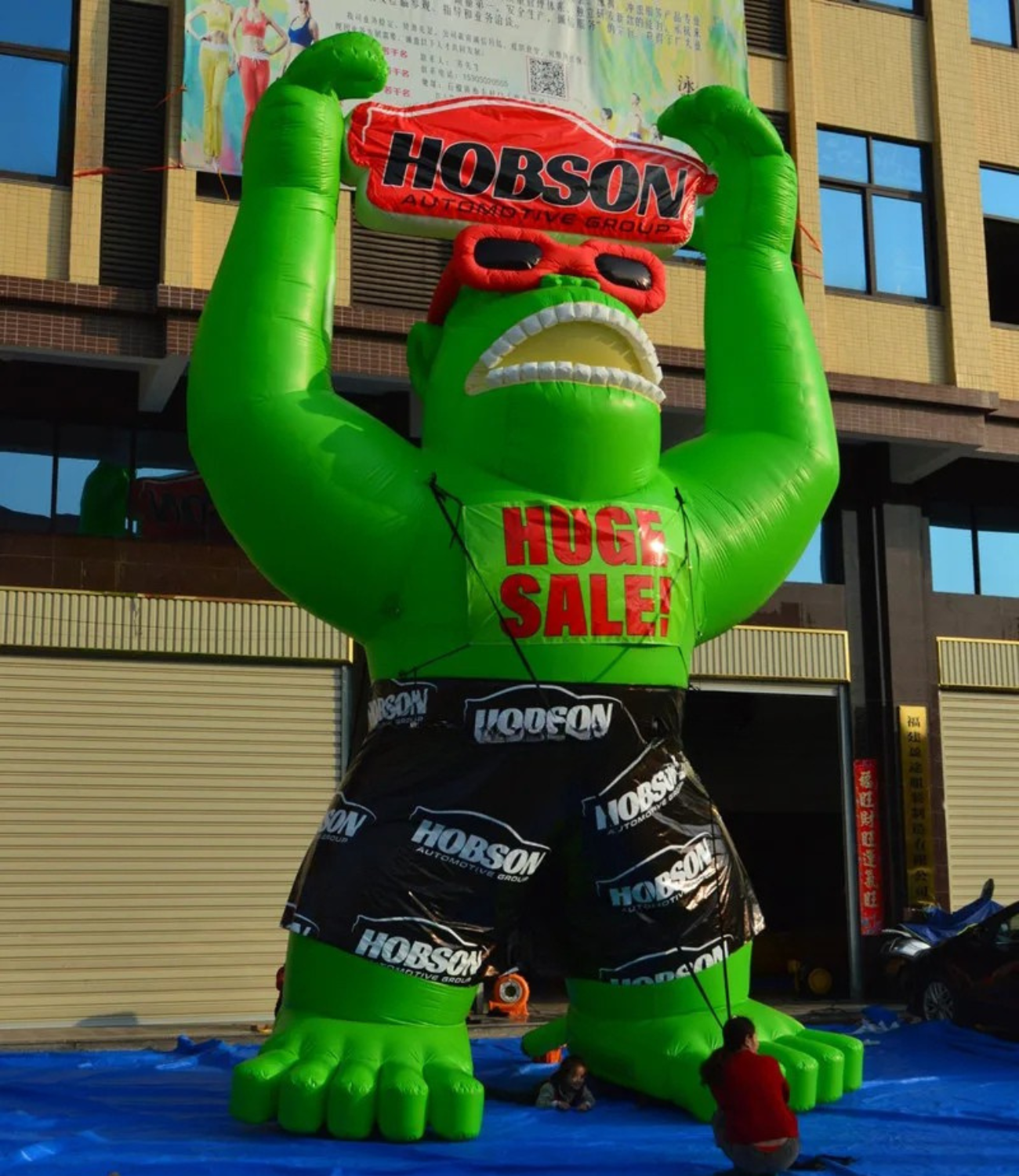 Customized Inflatable Gorilla Balloon Advertising