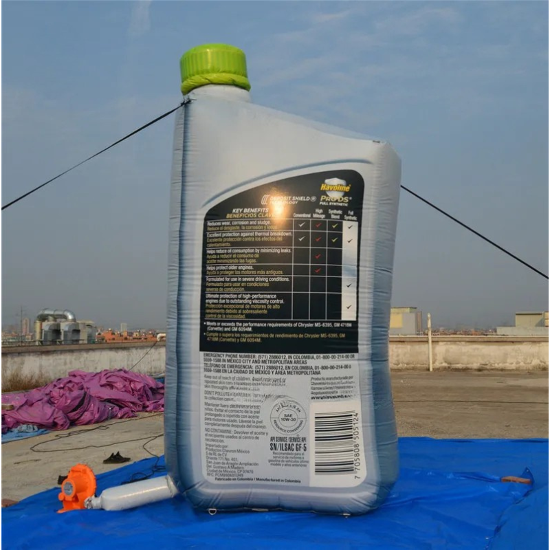 Inflatable Motor Oil Bottle Balloon Advertising