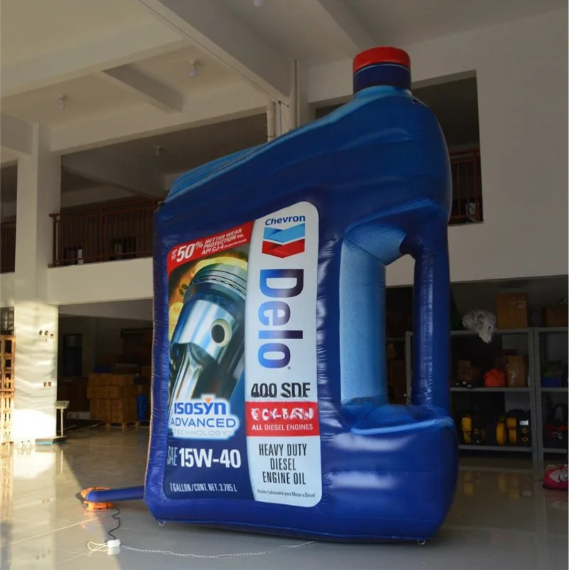 Large Inflatable Diesel Engine Oil Bottle