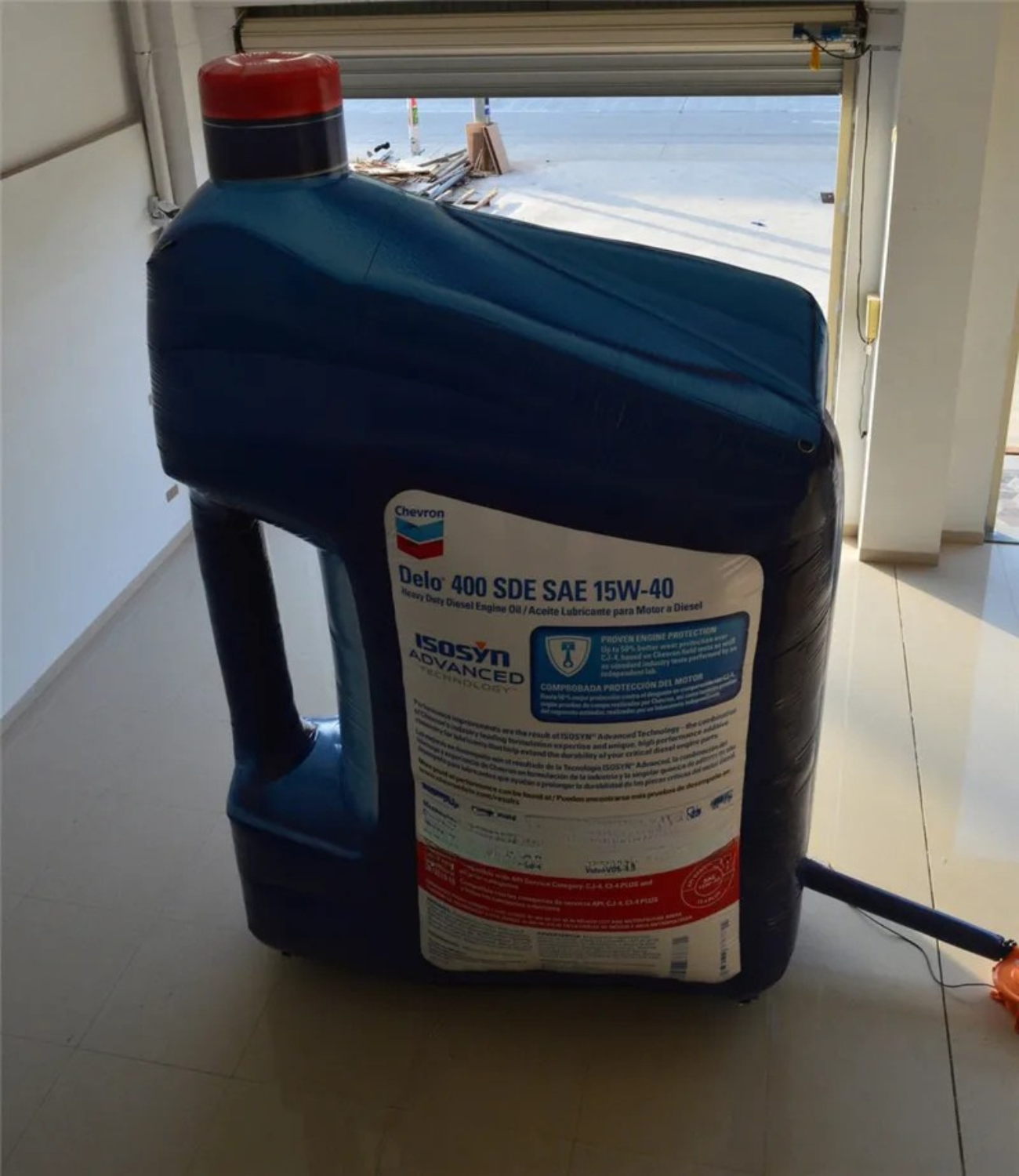 Large Inflatable Diesel Engine Oil Bottle