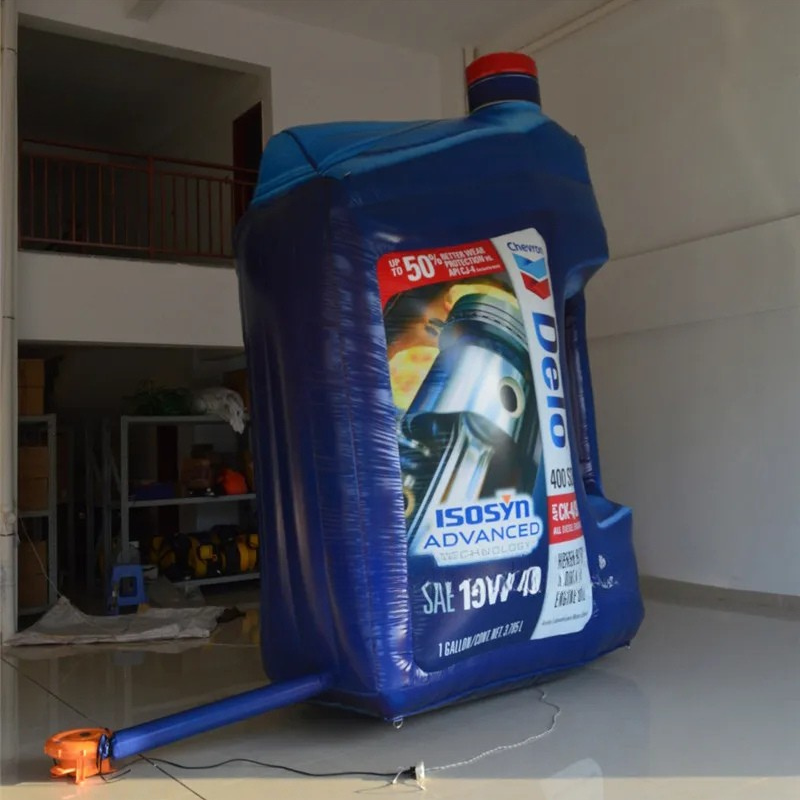 Large Inflatable Diesel Engine Oil Bottle