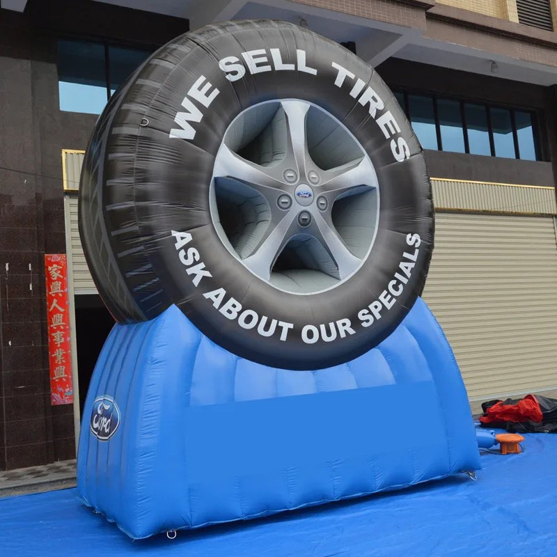 Custom Logo Inflatable Tire Balloon Advertising