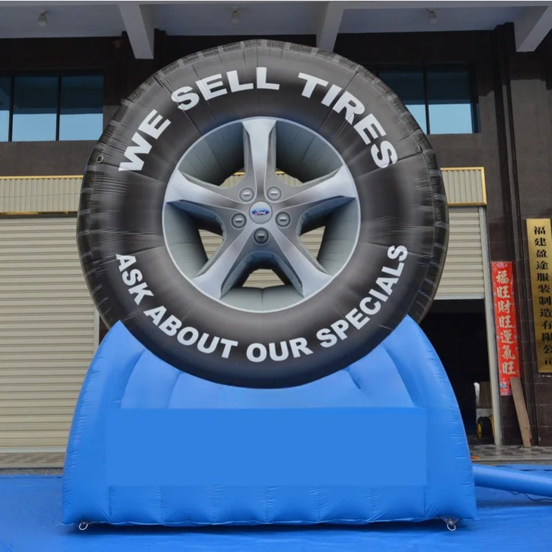 Custom Logo Inflatable Tire Balloon Advertising