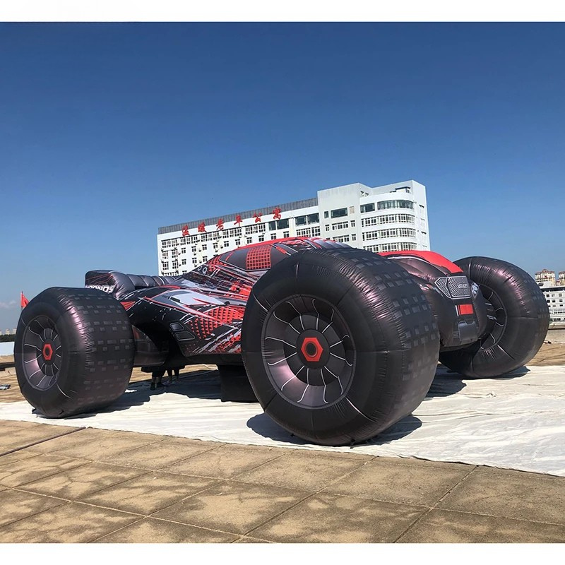 Custom Giant Inflatable Race Car Advertising