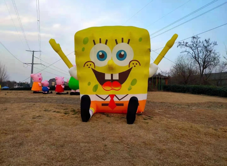 Giant Inflatable SpongeBob Cartoon Character Decoration
