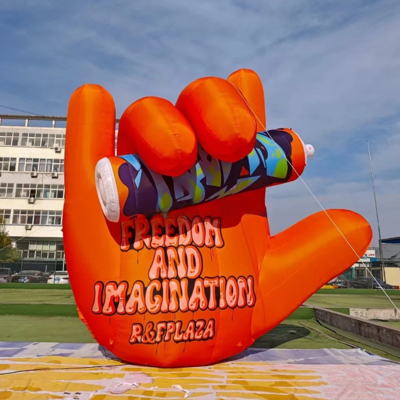 Giant Inflatable Hand for Event Promotion
