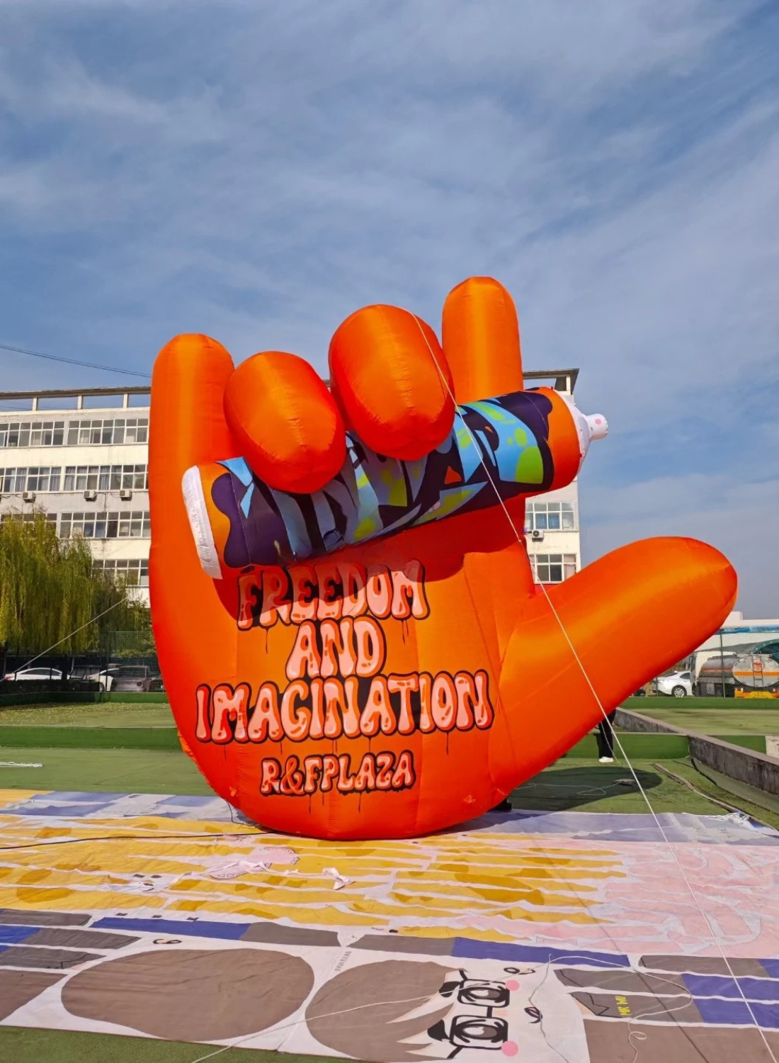 Giant Inflatable Hand for Event Promotion