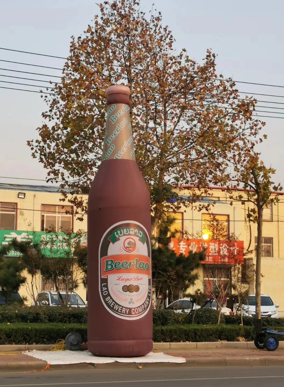 Inflatable Beer Bottle for Promotions and Events