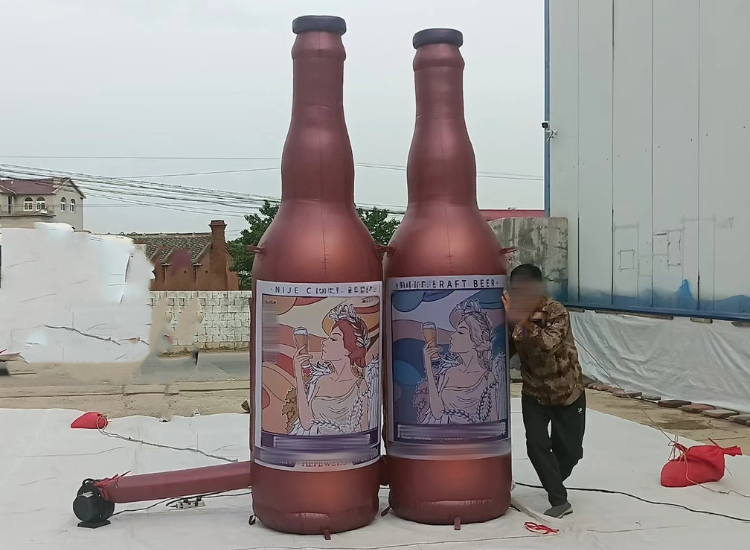 Inflatable Beer Bottle for Promotions and Events