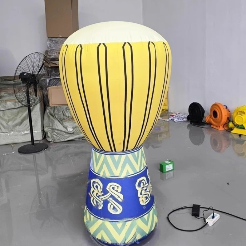 Colorful Inflatable Djembe Drums for Events
