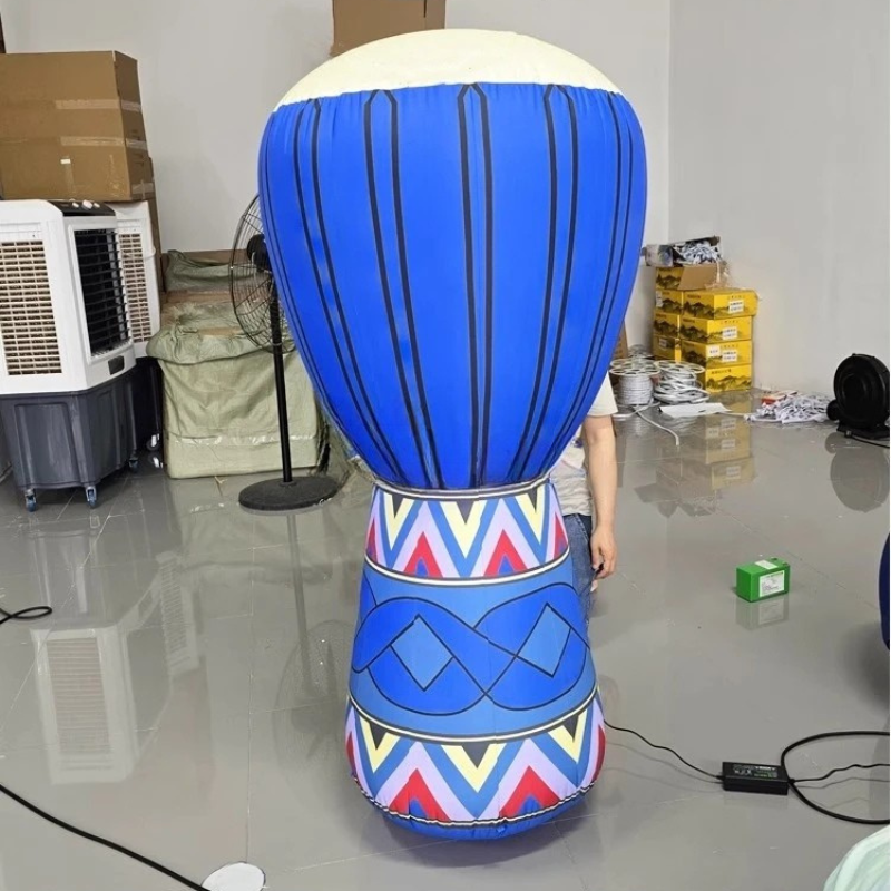 Colorful Inflatable Djembe Drums for Events