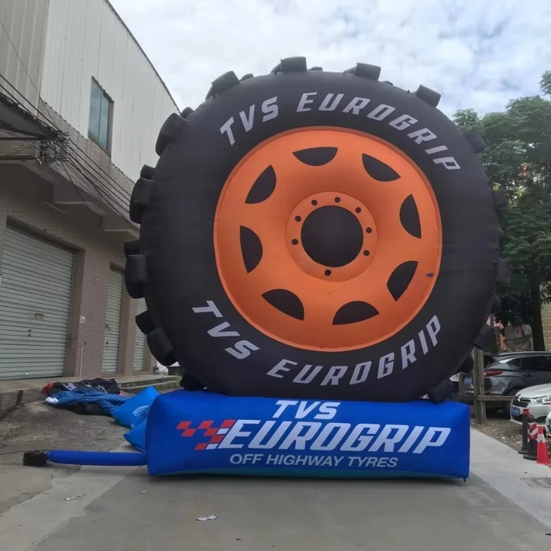 Custom Inflatable Tire Model for Events