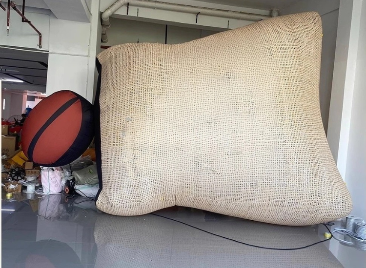 Giant Inflatable Coffee Bean Bag Replica