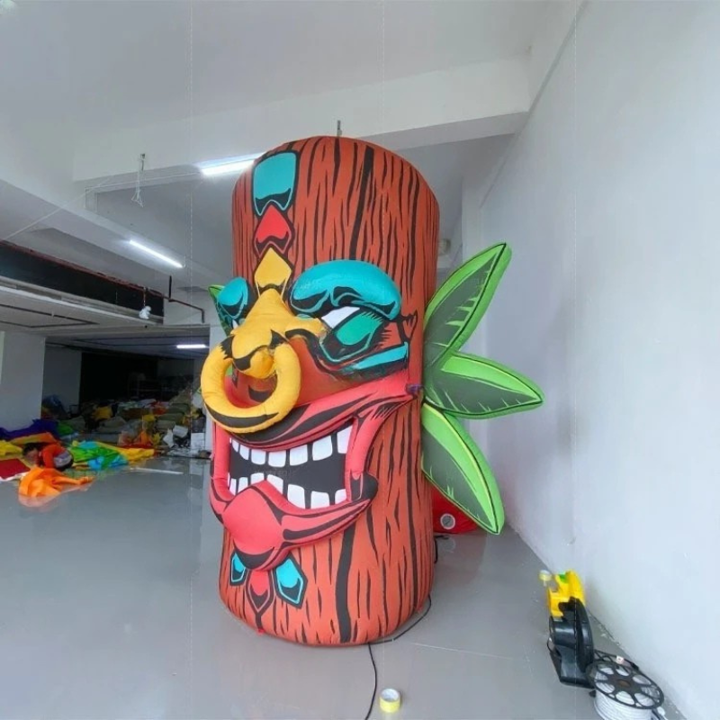 Giant Inflatable Tiki Totem for Summer Fun