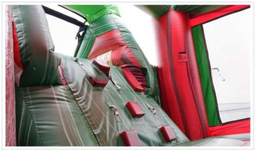 Festive Elf Bounce House Slide Combo