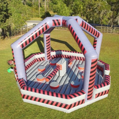 Inflatable Ninja Warrior Challenge Toxic Meltdown