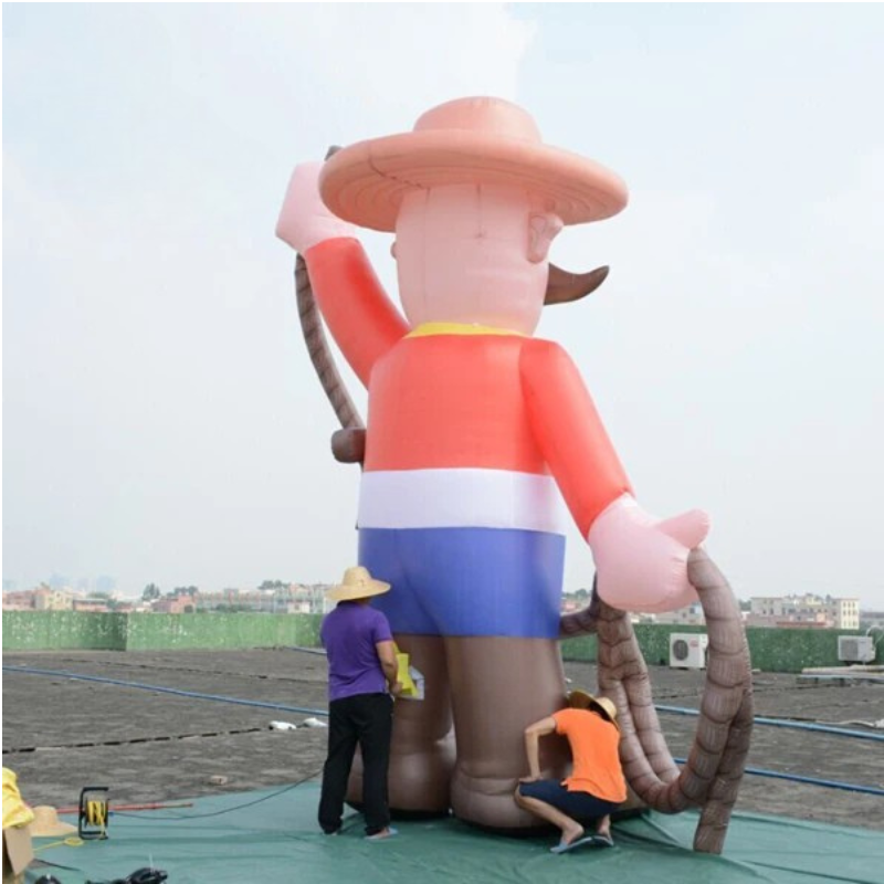 Giant Inflatable Cowboy Decorative Christmas Decor