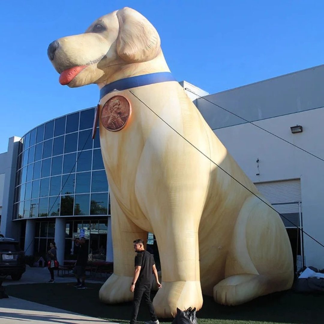 Large Inflatable Dog Decoration for Events