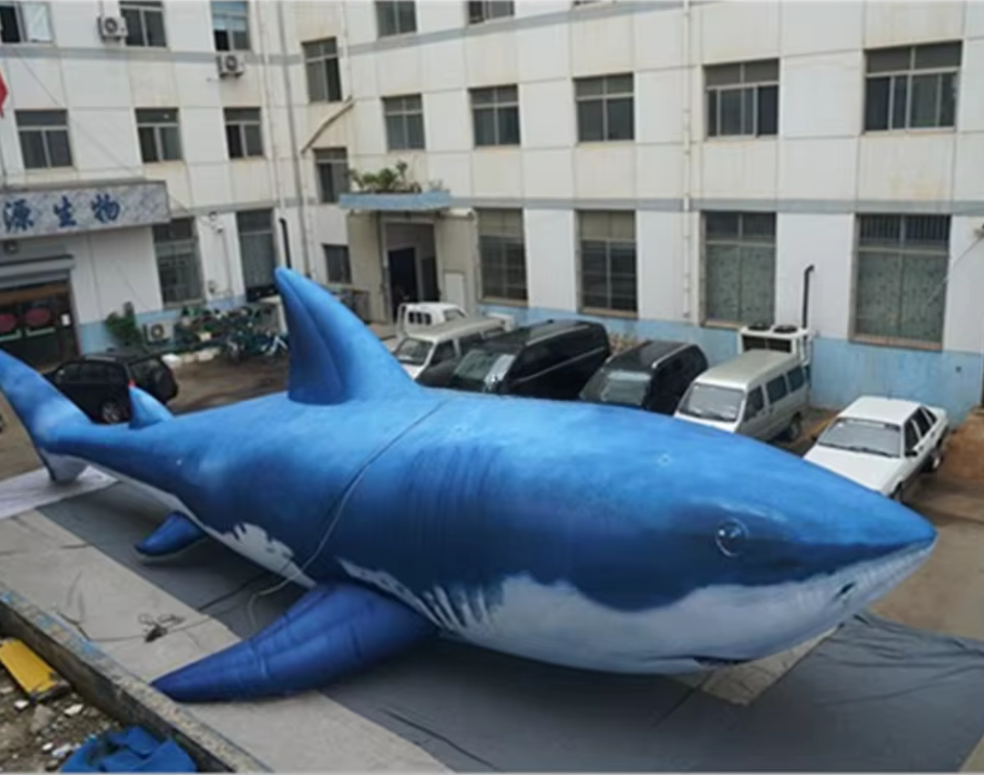 Giant Inflatable Shark for Eye-Catching Advertising