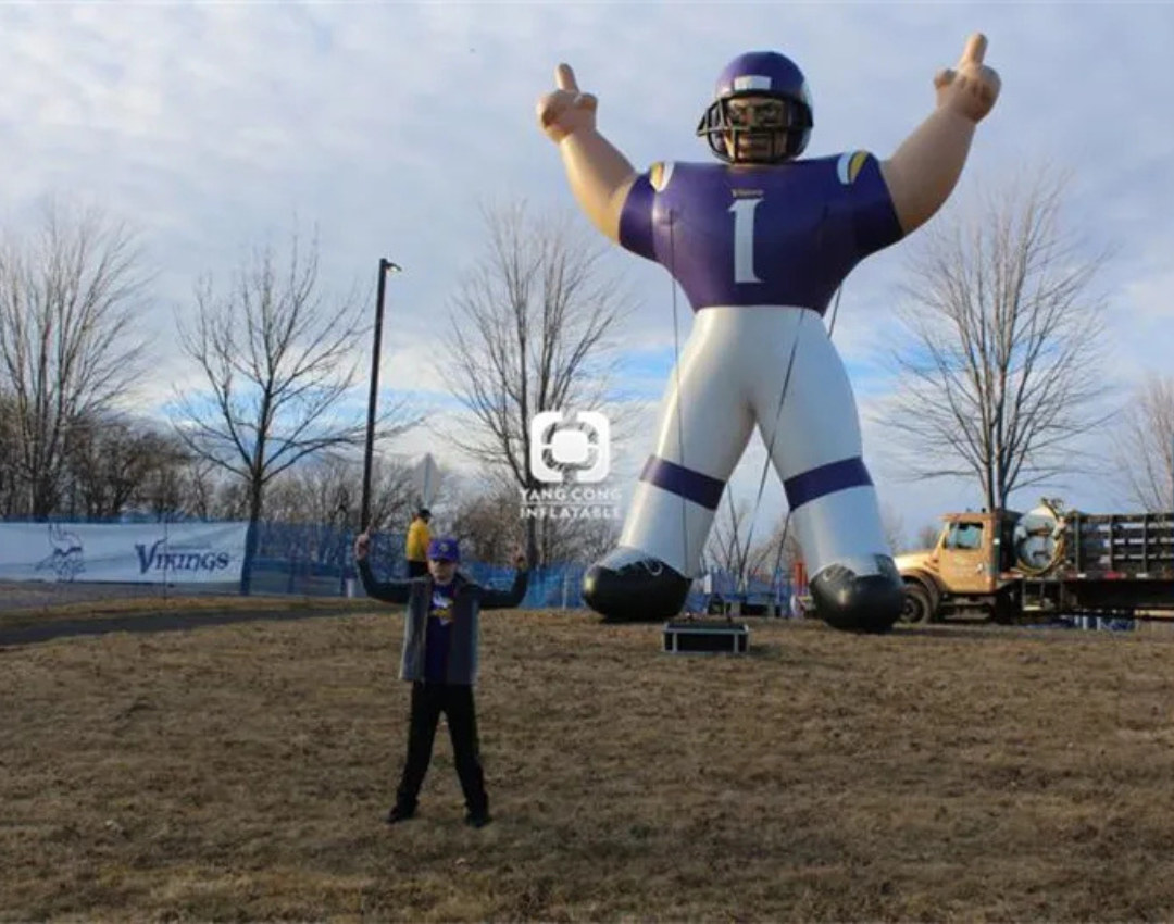Customized Inflatable NFL Football Mascot Arch