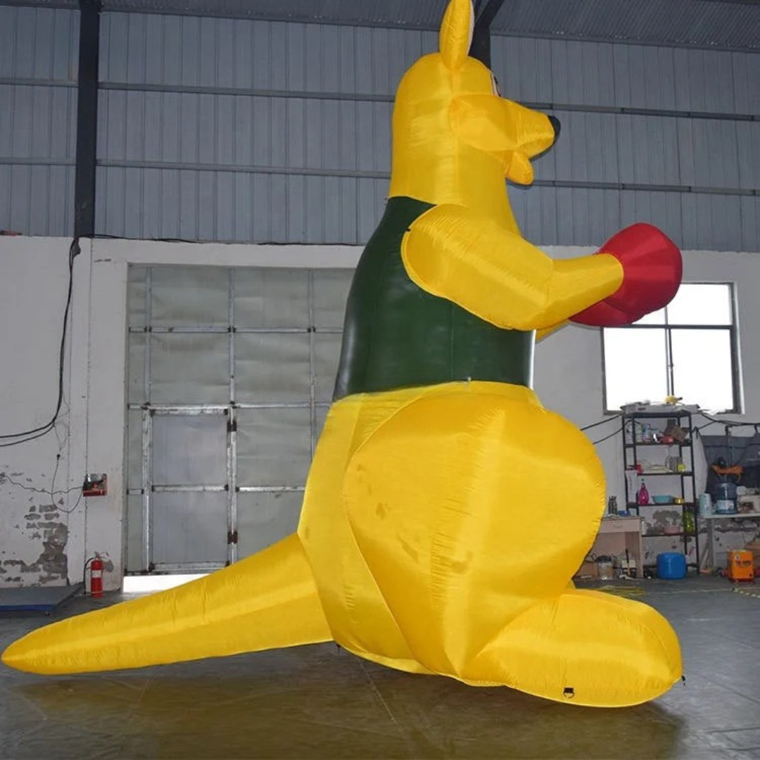 Giant Inflatable Boxing Kangaroo Cartoon Decoration