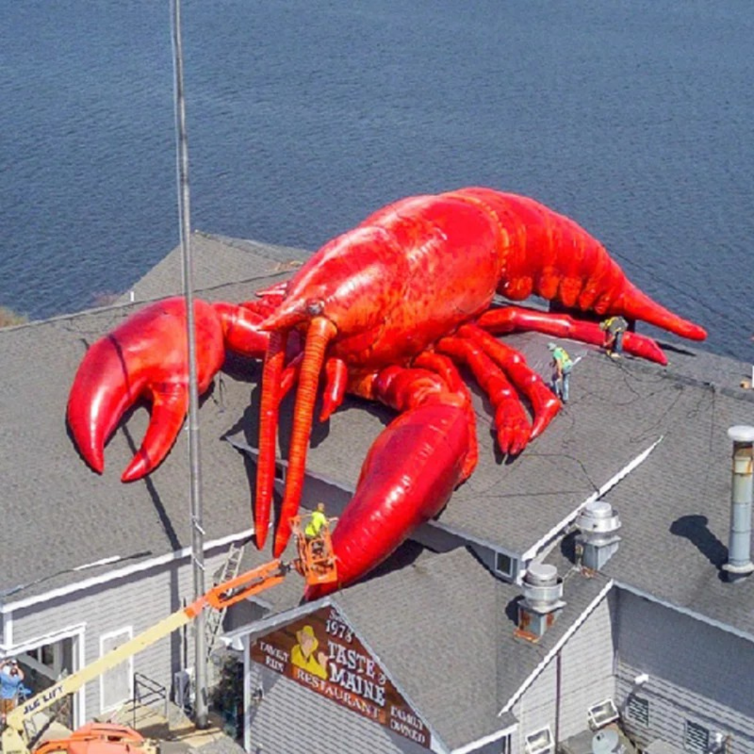 Inflatable Advertising Lobster for Outdoor Decoration