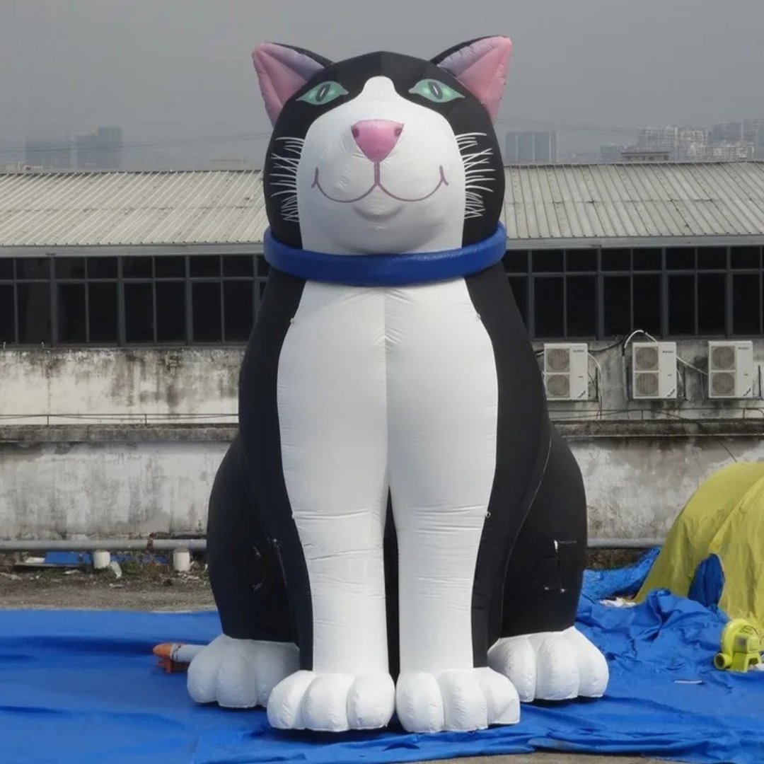 Custom Inflatable Cat Balloon Outdoor Decoration
