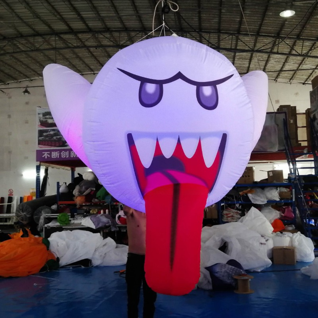 Inflatable Ghost Demon Mascot for Halloween Decor