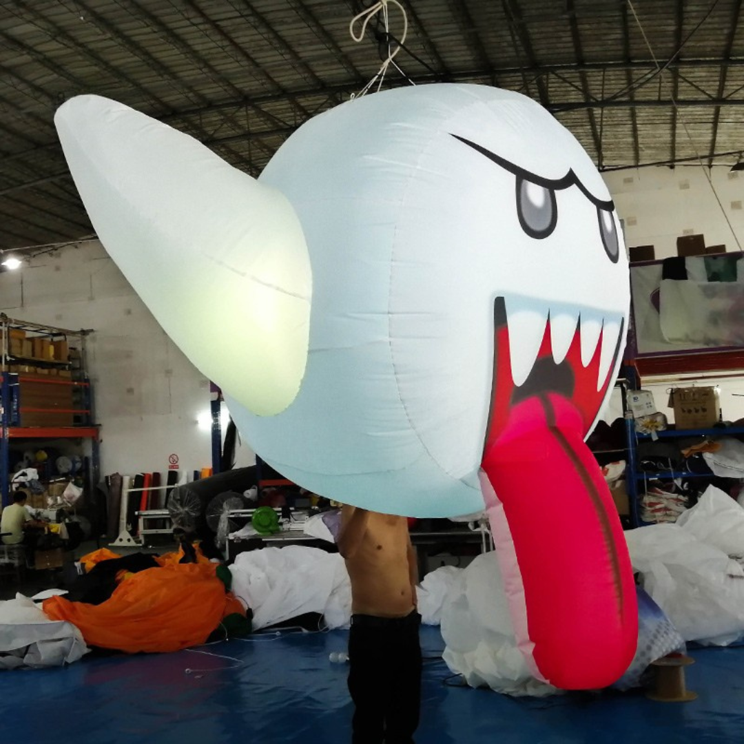 Inflatable Ghost Demon Mascot for Halloween Decor