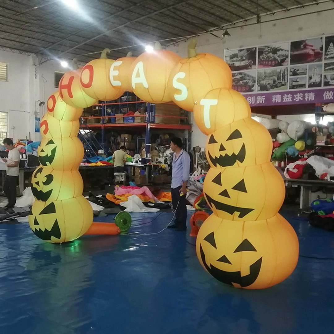 Inflatable Pumpkin Arch Halloween Party Entrance