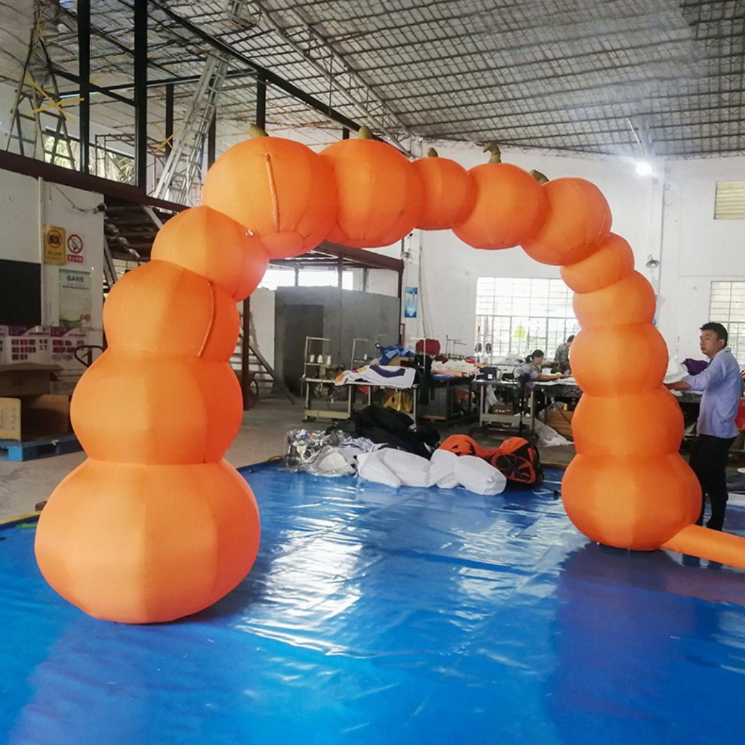 Inflatable Pumpkin Arch Halloween Party Entrance