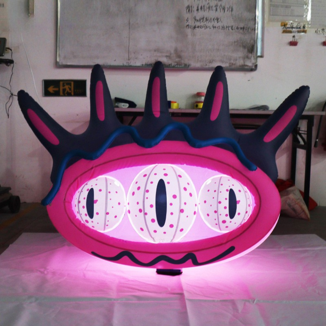 Inflatable Halloween Eye Decoration for Outdoor Use