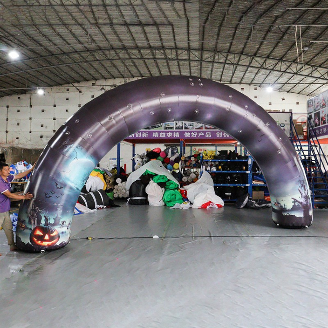 Giant Inflatable Halloween Archway for Events