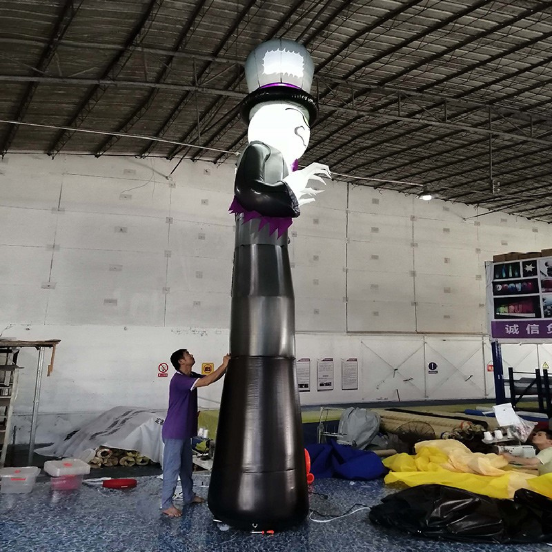 Inflatable Pumpkin Monster Balloon Halloween Decoration