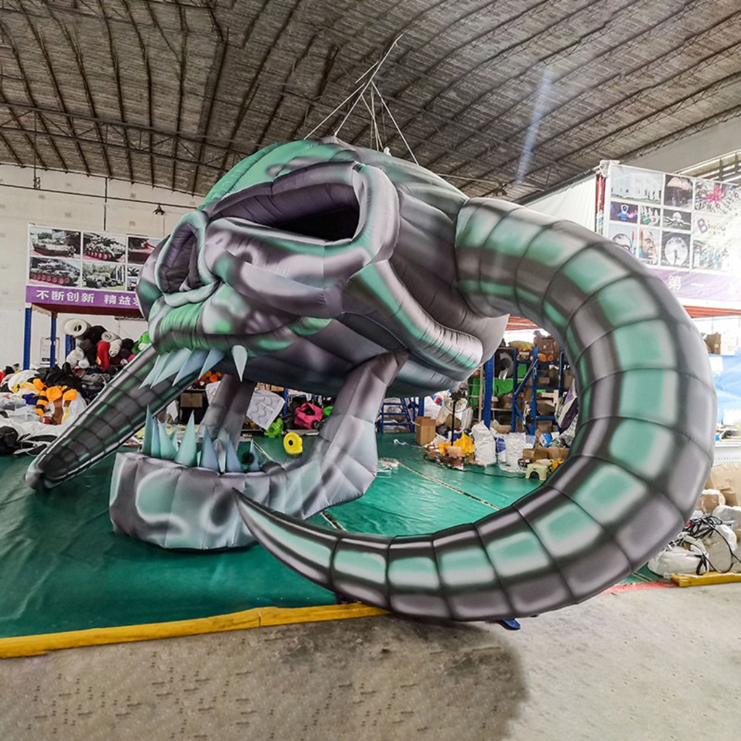 Personalized Inflatable Monster Head Halloween Decoration