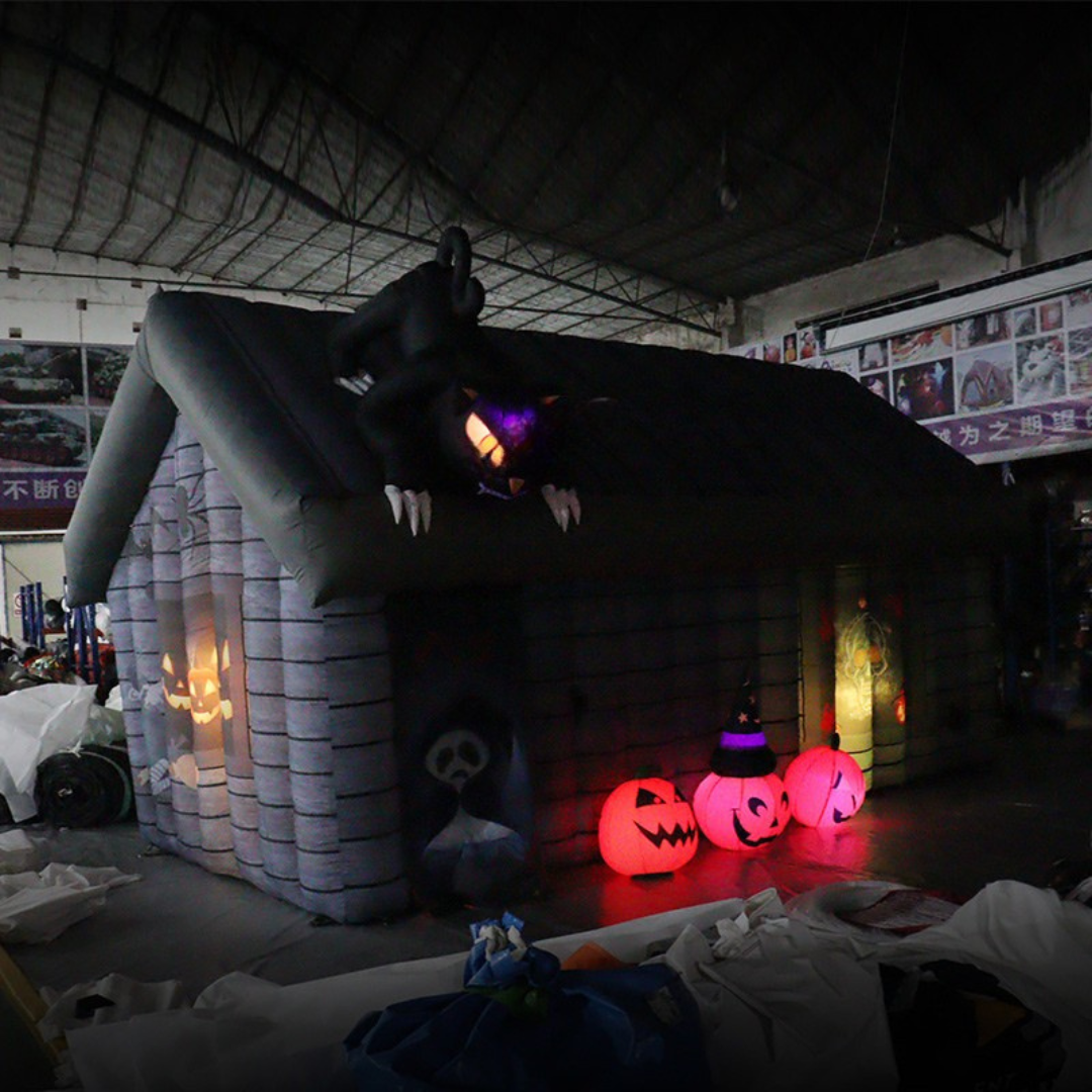 Inflatable Halloween Haunted House for Decorations