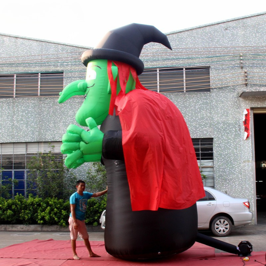Giant Inflatable Halloween Witch Decoration for Events