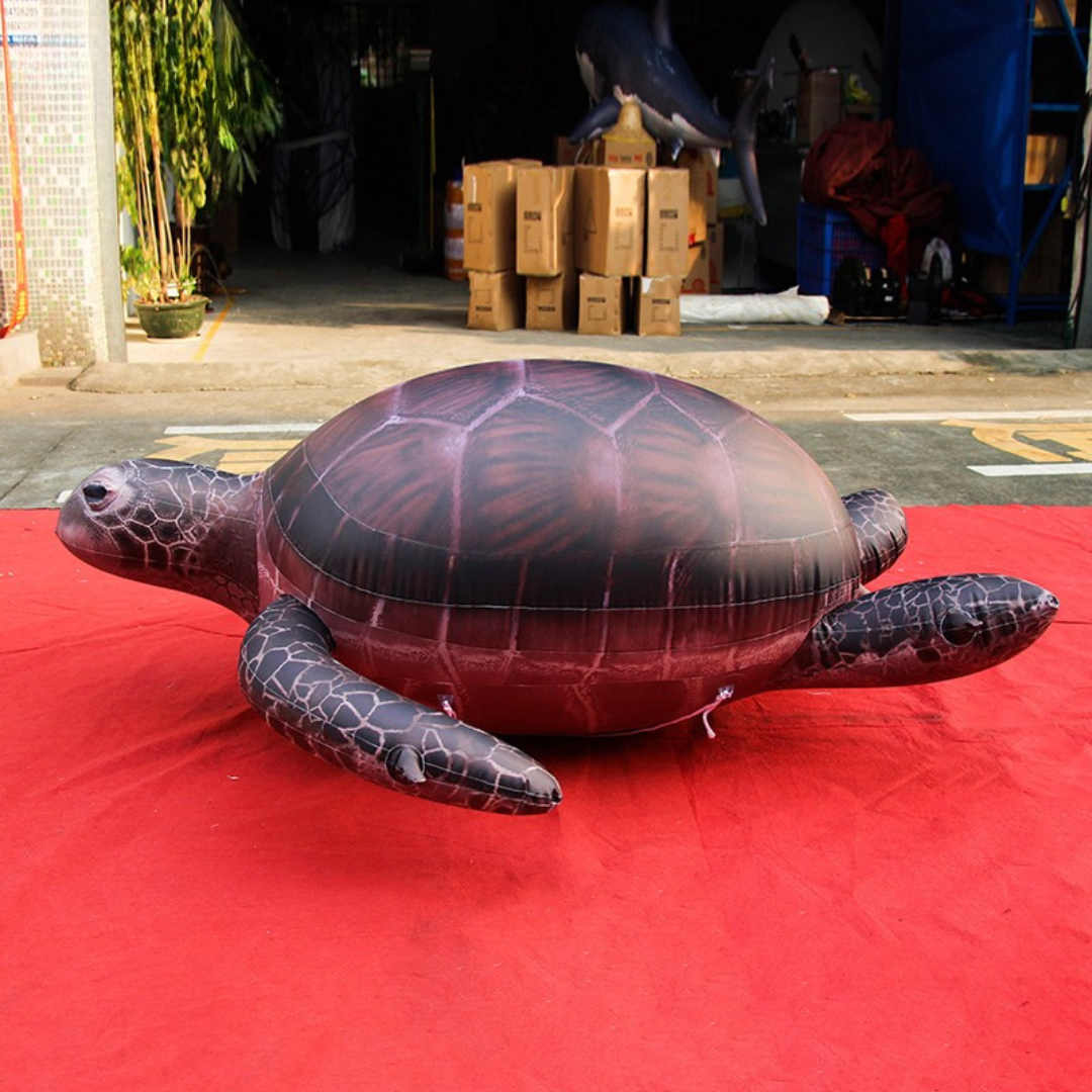 Airtight Inflatable PVC Sea Turtle Model Decoration