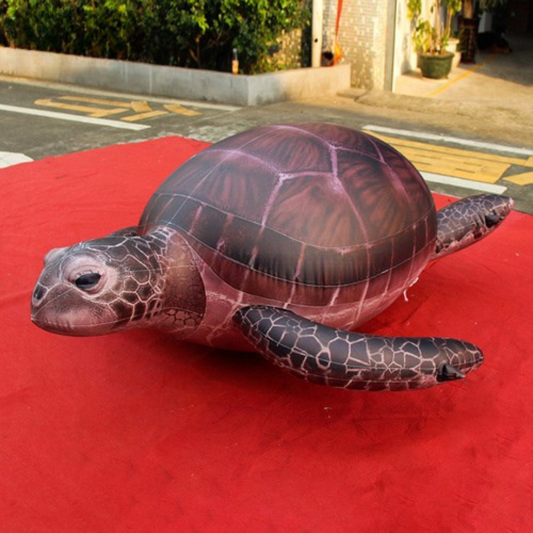 Airtight Inflatable PVC Sea Turtle Model Decoration