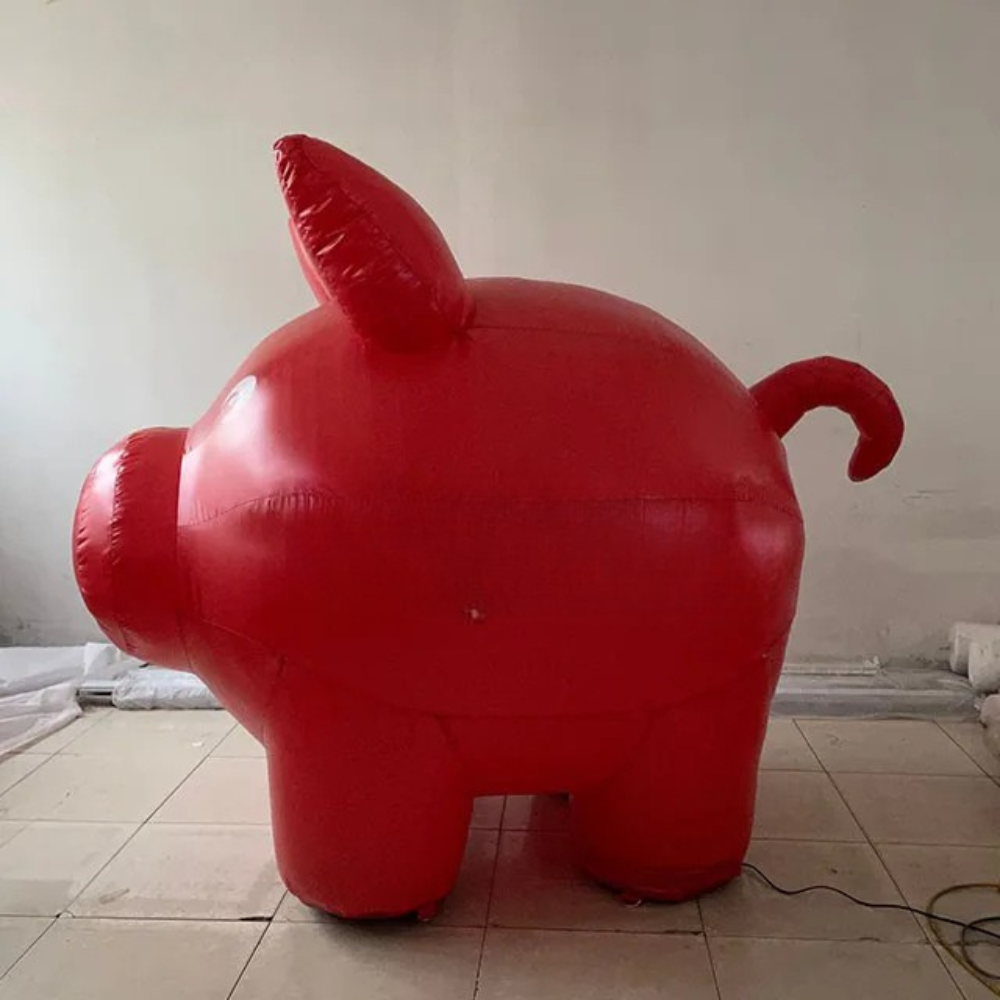 Inflatable Pink Pig Mascot Balloon Custom Design