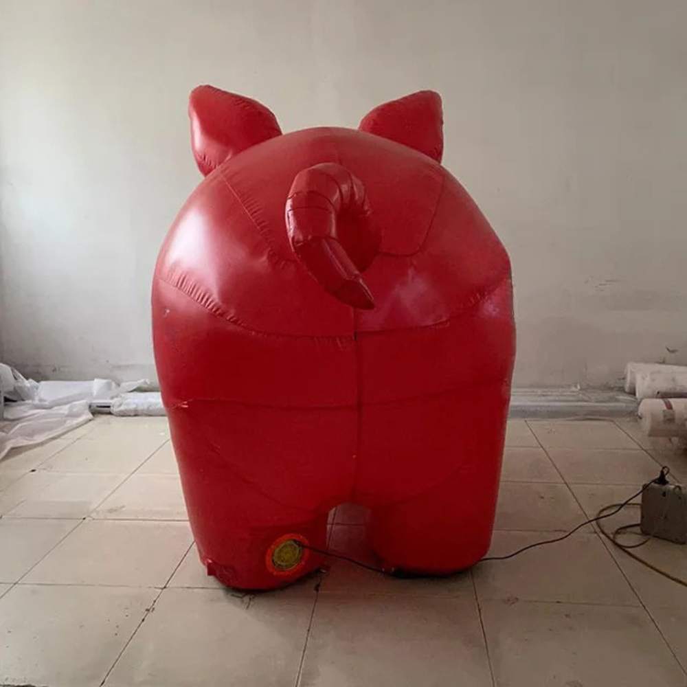 Inflatable Pink Pig Mascot Balloon Custom Design