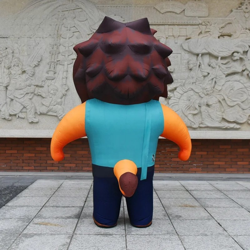 Customized Inflatable Cartoon Lion Costume for Promotions