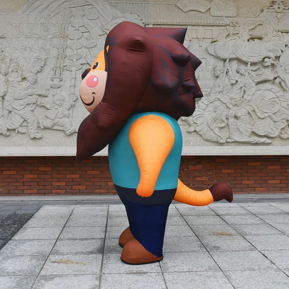 Customized Inflatable Cartoon Lion Costume for Promotions