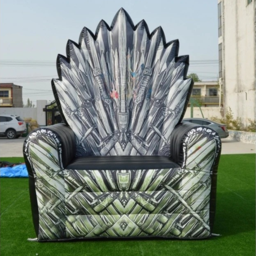 Inflatable PVC Chair Customized Game of Thrones Design