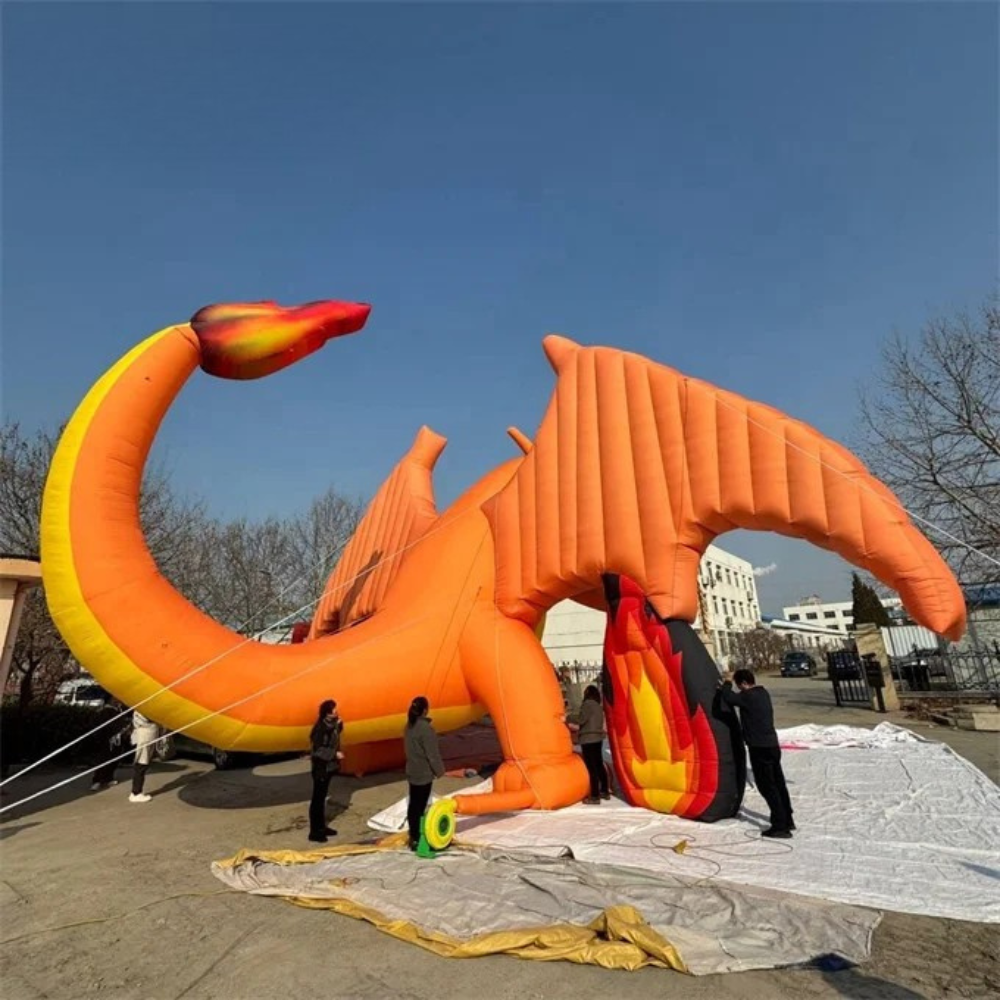 Giant Inflatable Fire-breathing Dragon for Decorations